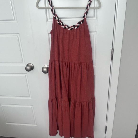 Marine Layer Sleeveless Orange Maxi Dress Small - Picture 4 of 9